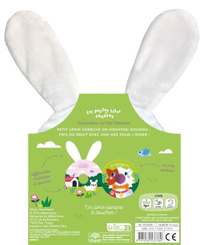 Petit Lapin Veut Un Doudou - Livre Sonore Enfant