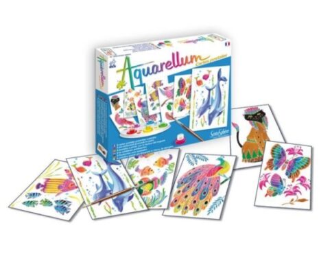 AQUARELLUM Cartes Postales Animaux - Créativité et Évasion