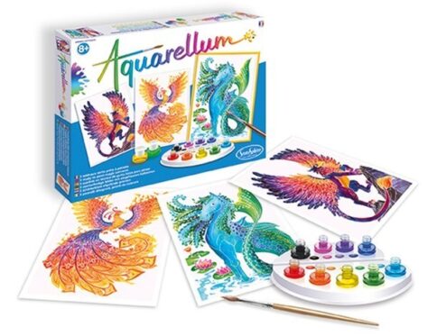 AQUARELLUM - Animaux Mythiques à Peindre - Créativité et Magie