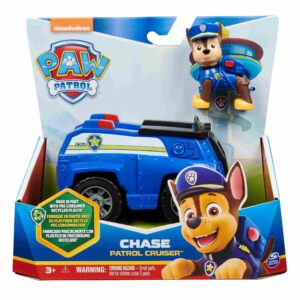 Véhicule + Figurine Chase La Pat' Patrouille – Jouet Enfant