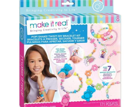 Pop! Shake! Twist! DIY Bracelet Kit - Atelier créatif amusant