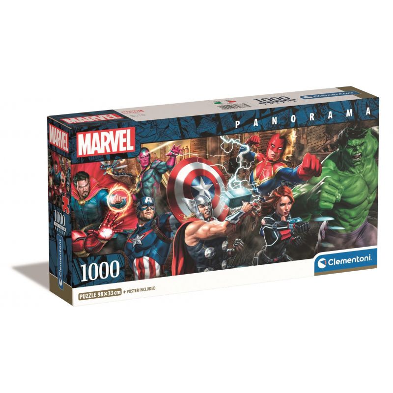 Puzzle 1000 pièces Marvel - Un défi ludique et coloré