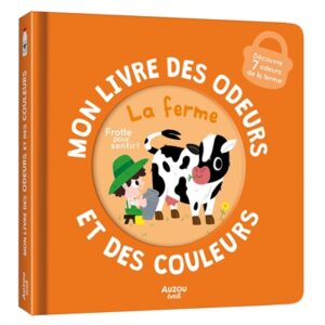 Livre des odeurs et couleurs - La Ferme | Apprentissage sensoriel