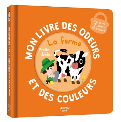 Livre des odeurs et couleurs - La Ferme | Apprentissage sensoriel