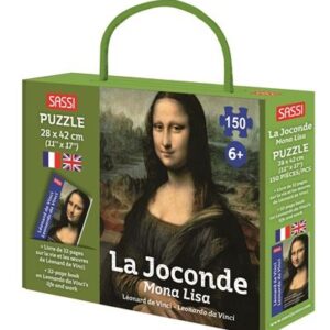 Livre et puzzle La Joconde - Découvrez Léonard de Vinci