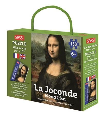 Livre et puzzle La Joconde - Découvrez Léonard de Vinci