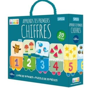 Livre et Puzzle Éducatif pour les Chiffres - Educa