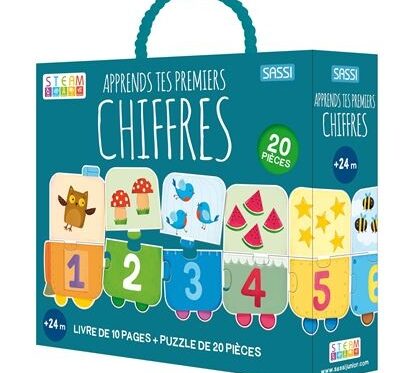 Livre et Puzzle Éducatif pour les Chiffres - Educa
