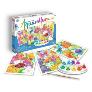 AQUARELLUM - DANS LES FLEURS | Artisanat créatif pour enfants