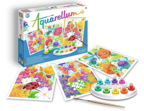 AQUARELLUM - DANS LES FLEURS | Artisanat créatif pour enfants