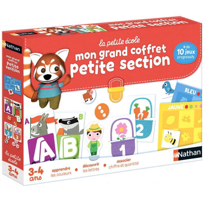 La petite école 3 à 4 ans – Jeux éducatifs pour apprentissage