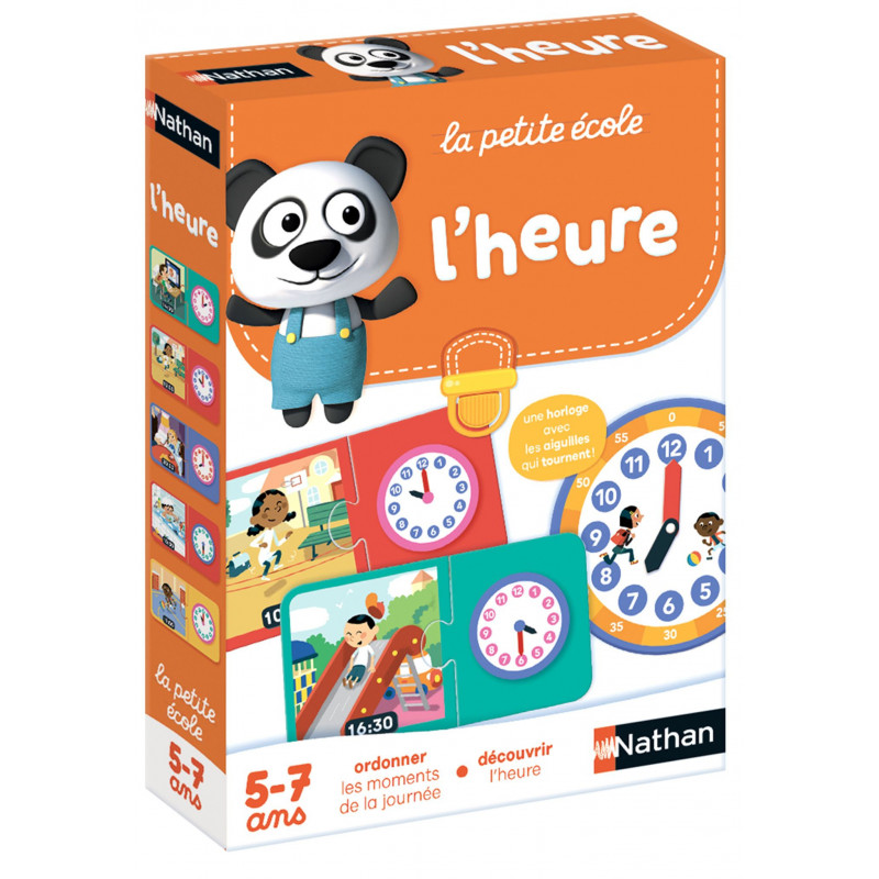 Apprentissage de l'heure avec La petite école 5 à 7 ans - L'Heure