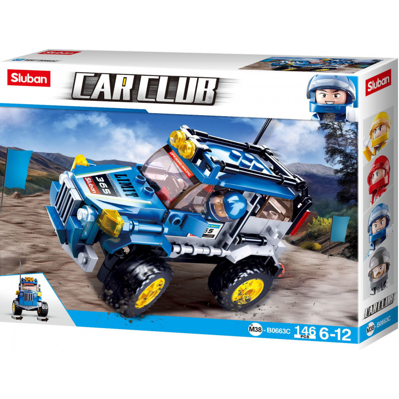 Cars : Offroad – Blue – Jeu de Construction Créatif