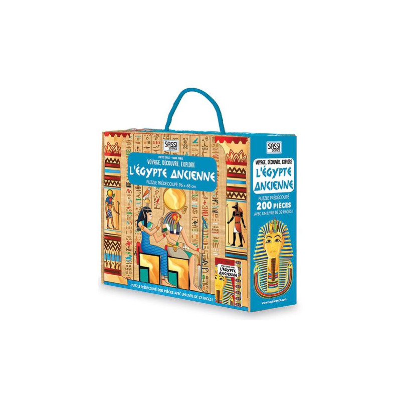 Voyage, découvre, explore – L'Egypte ancienne - Puzzle 200 pièces