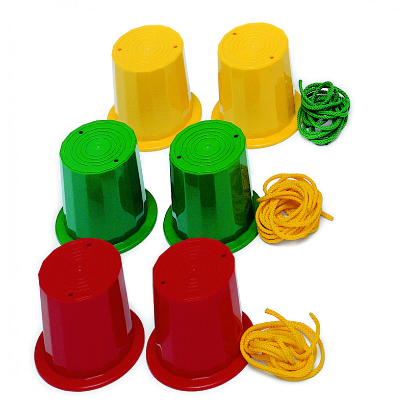 Paire d’échasses sans gomme anti glissade – Motricité fine enfant