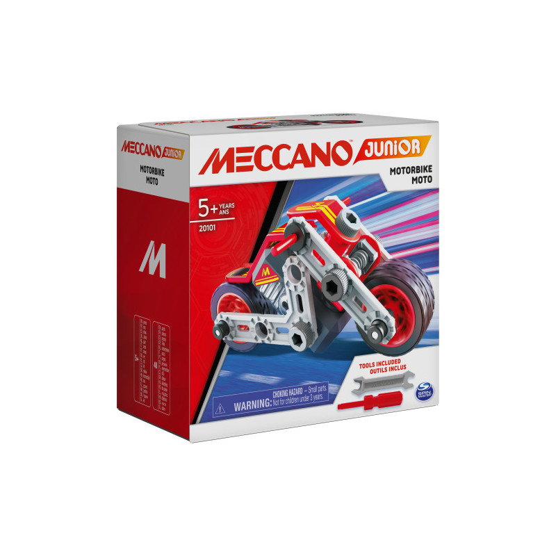 MES PREMIERES CONSTRUCTIONS Meccano Junior – Moto – Kit créatif enfant