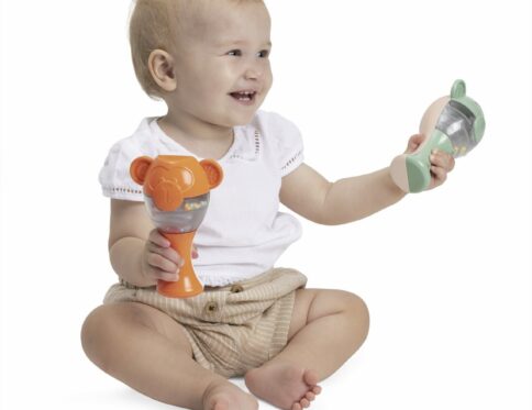 Maracas Monkeys Toy Eco+ - Percussion Écologique pour Enfants