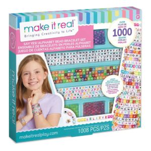 Say Yes! Alphabet Bead Kit - Créez des Bijoux Personnalisés