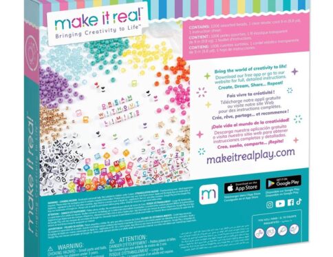 Say Yes! Alphabet Bead Kit - Créez des Bijoux Personnalisés