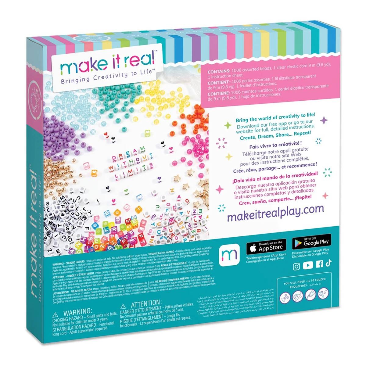 Say Yes! Alphabet Bead Kit - Créez des Bijoux Personnalisés