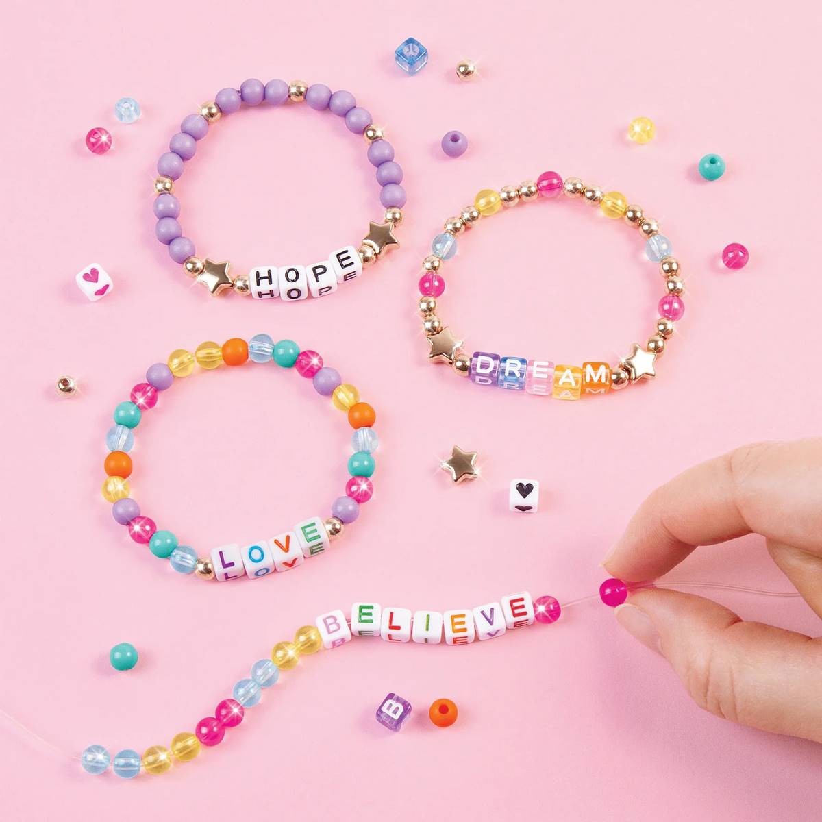 Say Yes! Alphabet Bead Kit - Créez des Bijoux Personnalisés