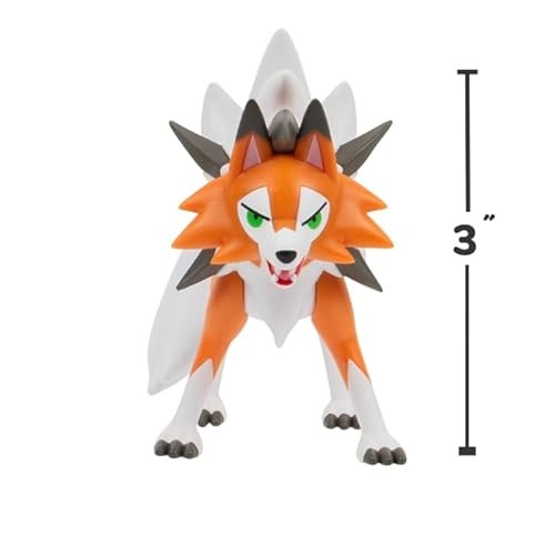 Battle Figure - Lycanroc | Figurine Pokémon de Collection