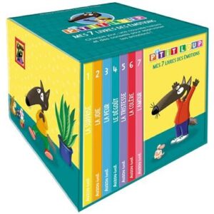 P'TIT LOUP - Bibliothèque 7 Livres des Émotions pour Enfants