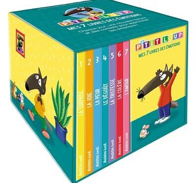 P'TIT LOUP - Bibliothèque 7 Livres des Émotions pour Enfants
