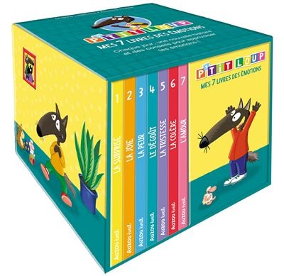 P'TIT LOUP - Bibliothèque 7 Livres des Émotions pour Enfants