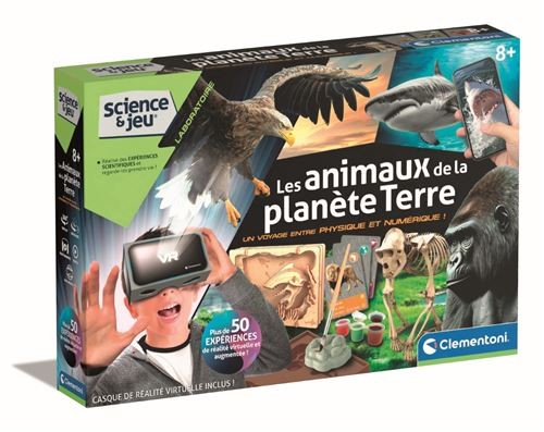 Coffret découverte animaux avec réalité virtuelle - Fun et éducatif