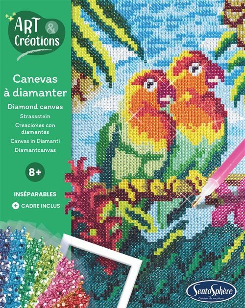 Canevas à Diamanter Inseparables - ART & CREATIONS