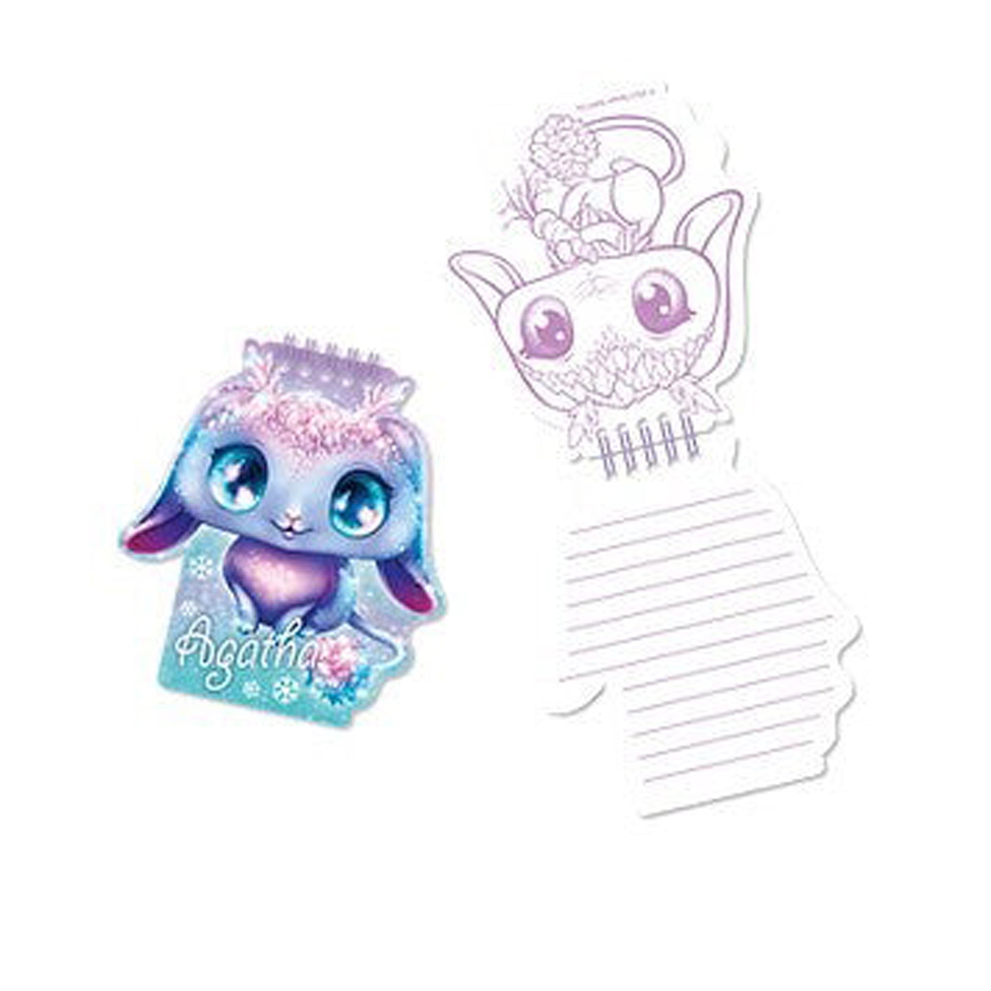 Large Journal Secret Peluche - Agatha | Tapis de Peluche Doux