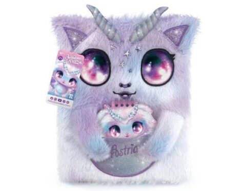 Large Journal Secret Peluche Astria - Idéal Pour Écrire