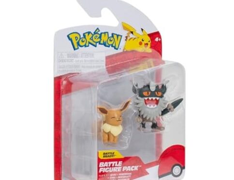 Battle Figure Evee & Perrserker - Figurines Pokémon