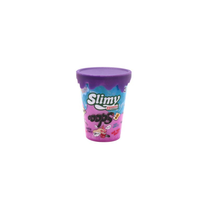 Pot Slimy Oops Metallic - 80 Gr Violet | Créativité pour Enfants