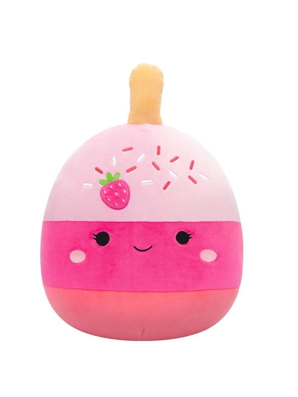 Pama - Pink Strawberry Cake Pop | Medium Squishmallows 12"