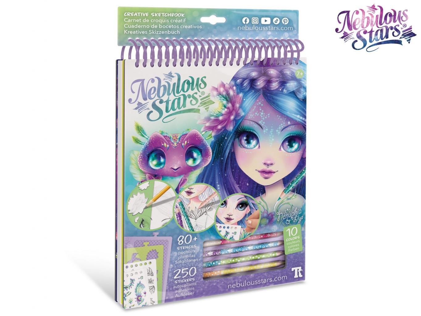 Carnet de croquis créatif Nenuphia pour artistes et passionnés