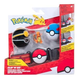 Clip 'N' Go Poke Ball Belt - Charmander pour les fans de Pokémon
