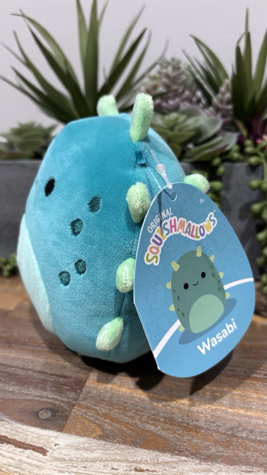 product-9211-2 SQK Little Plush 5" Squishmallows - Concombre de mer vert