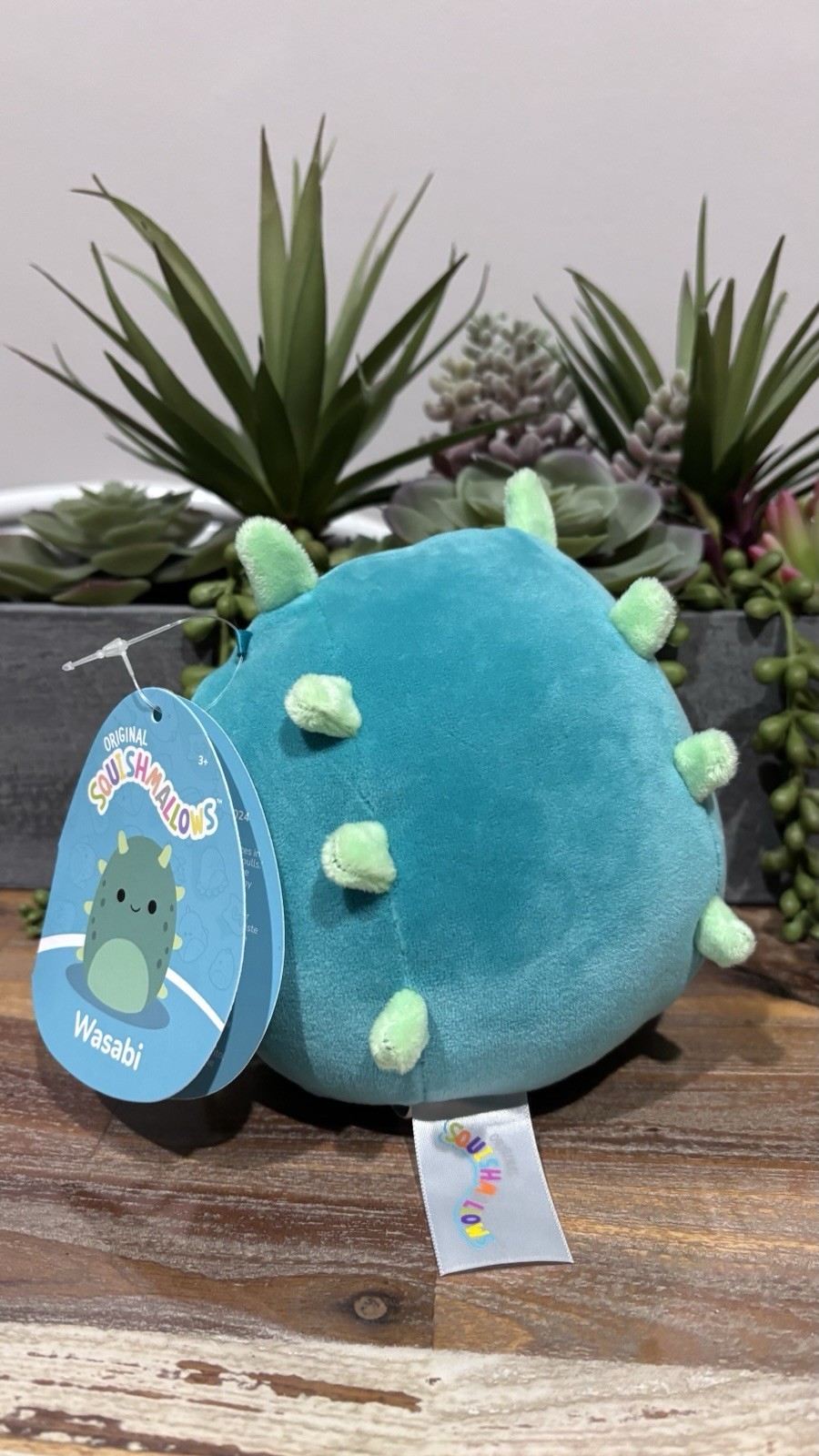 product-9211-3 SQK Little Plush 5" Squishmallows - Concombre de mer vert