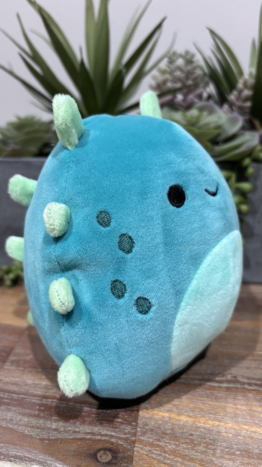 product-9211-4 SQK Little Plush 5" Squishmallows - Concombre de mer vert