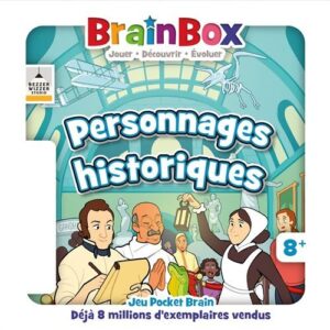 BrainBox Pocket : Personnages Historiques - Jeu éducatif amusant