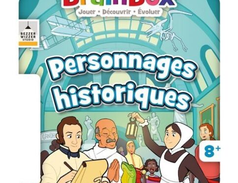 BrainBox Pocket : Personnages Historiques - Jeu éducatif amusant