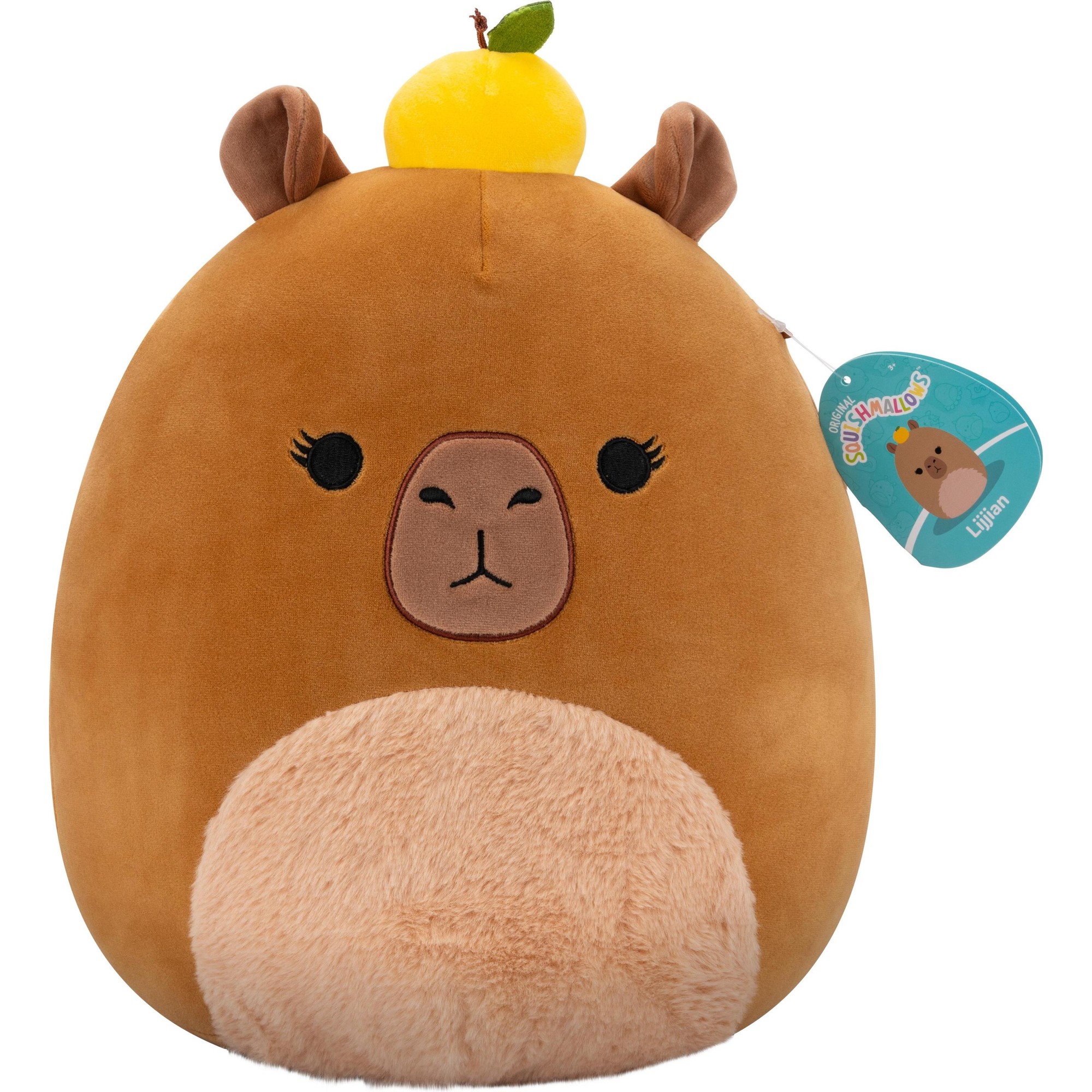 Squishmallows Lijjian - Peluche Capybara 12" Douceur à offrir