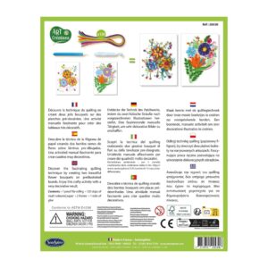 Quilling Art - Au Cœur des Fleurs, loisirs créatifs enfants