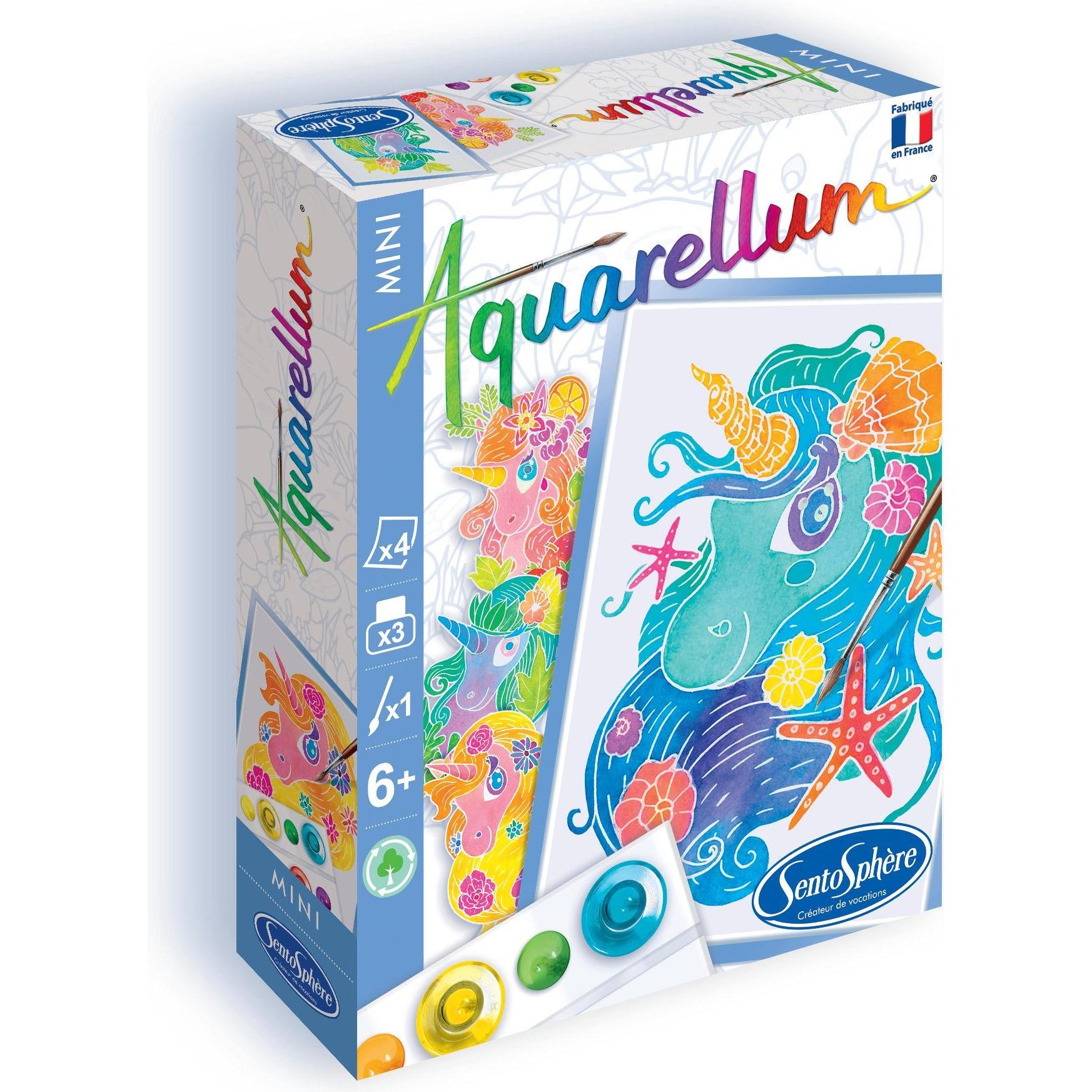 product-8954-1 AQUARELLUM MINI - LICORNES : Peinture Magique Kids