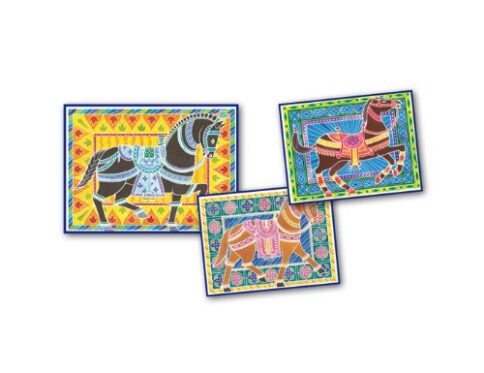 AQUARELLUM - CHEVAUX : Peinture créative pour enfants