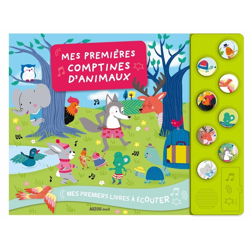 Mes premiers livres à écouter – Comptines d’animaux pour enfants