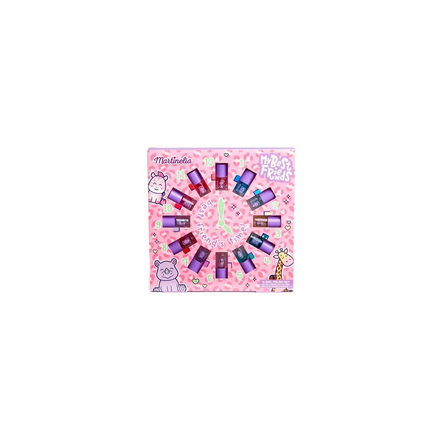 Ensemble de Vernis à Ongles MARTINELIA BFF CLOCK - Beauté Fun