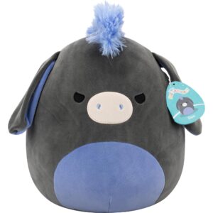 SQCR - Peluche Donkey Charcoal et Periwinkle - Squishmallows 12"